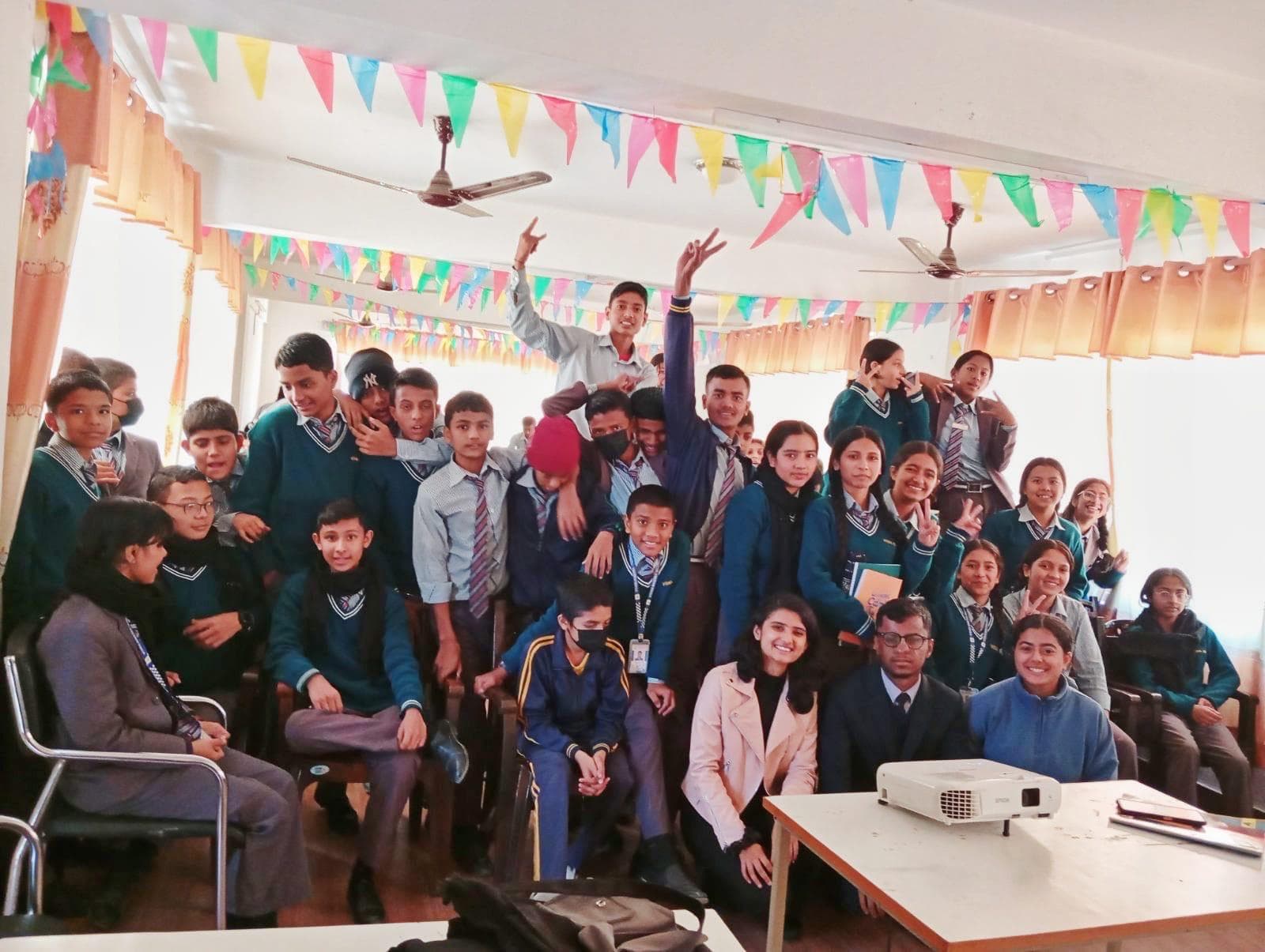 TAPAS Nepal session with school students