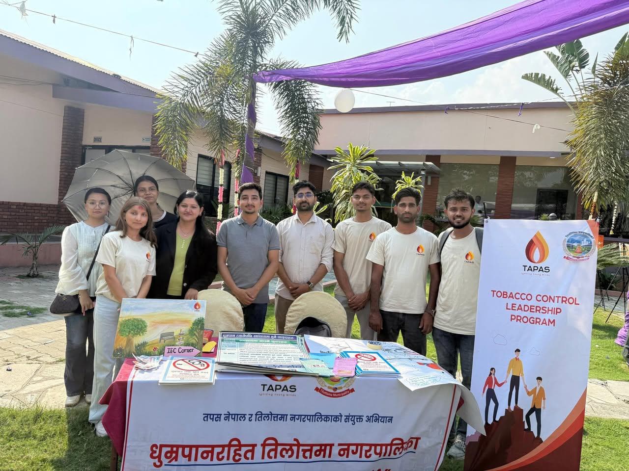 TAPAS team at YUWA SRHR Mela, Butwal