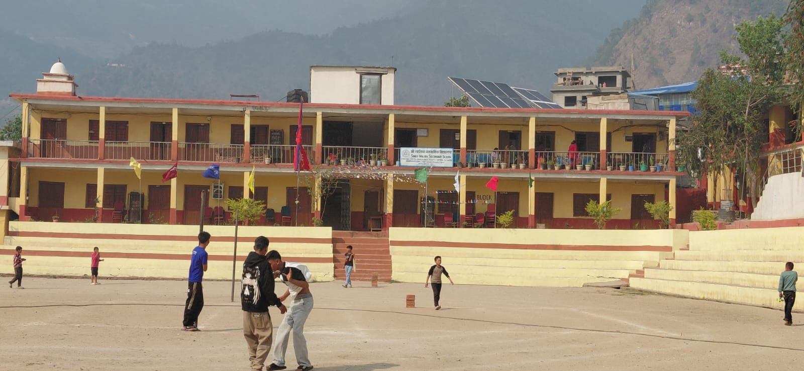 Bajura school library space